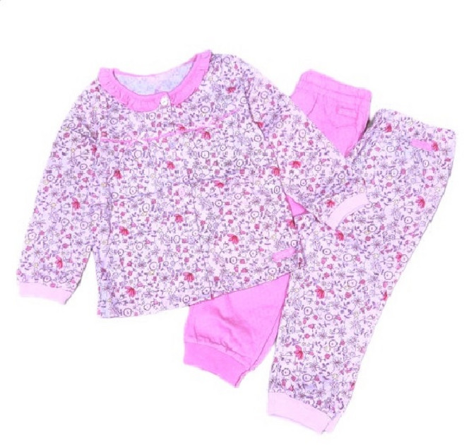 봄여름)플라워긴팔내의(핑) 90/100호