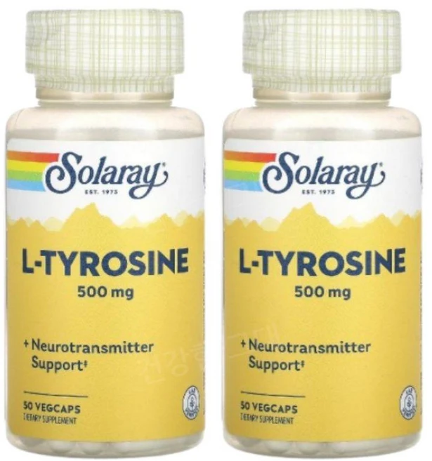 쏠라레이 l-타이로신 500mg 50 베지캡슐, 2개, 50정 - 쿠팡