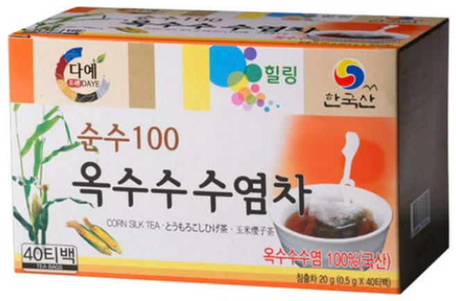 다예 순수100 옥수수수염차, 20g, 40개입, 1개