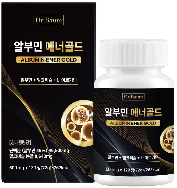 닥터바움 알부민 밀크씨슬 식약청 인증, 1개, 120정