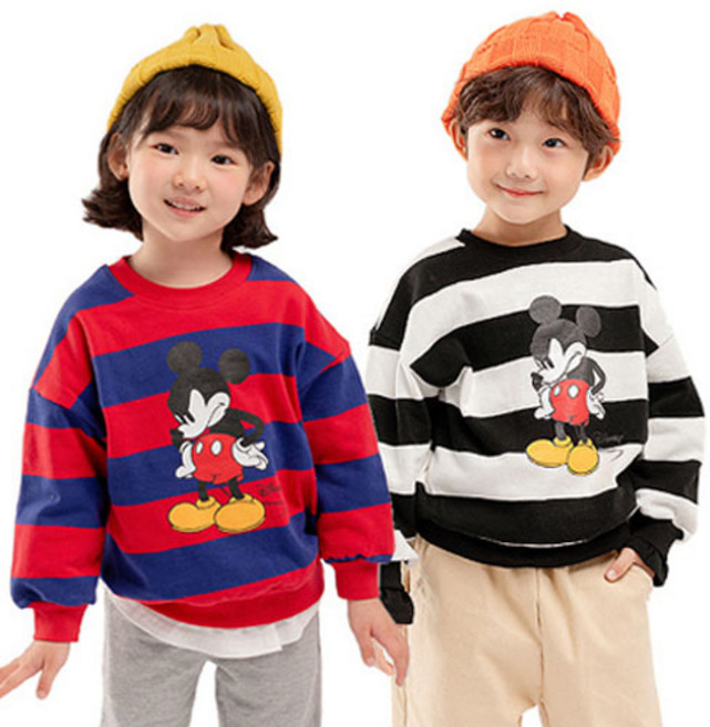 유나나 WSB단가라미키맨투맨 아동맨투맨 주니어맨투맨