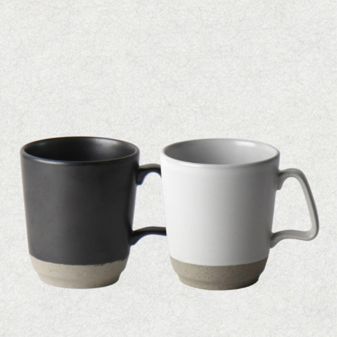 토랑 머그컵 2컬러, 화이트, 1개