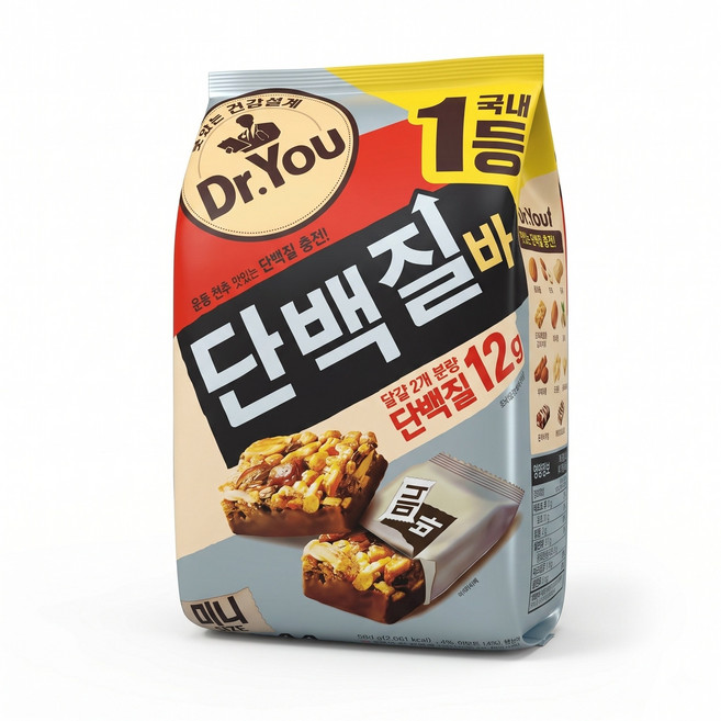 오리온 닥터유 단백질바 미니 594g 에너지 초코 프로틴 간식 코스트코 에너지바, 1개