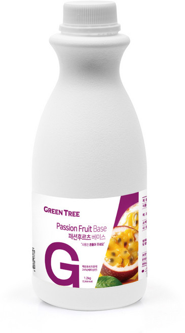 그린트리 패션후르츠 에이드 베이스, 1개, 1.2kg