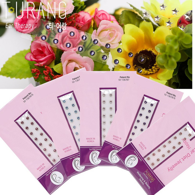 [티-어랑] 귀혈자리패치 이어테라피 3M의료용패치 4mm / 20P 프리미엄크리스탈 귀지압패치 이혈패치 귀침 이침 귀혈자리 귀침효과 귀침 수지침 지압침 생리귀침