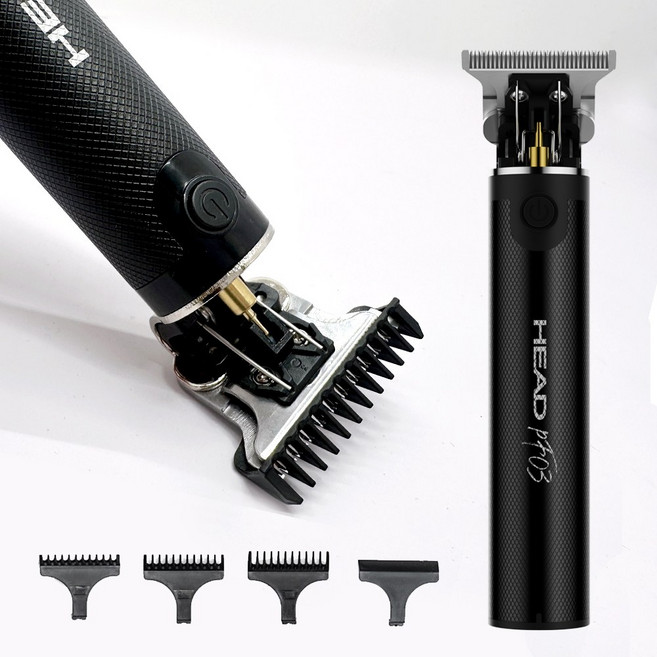 전문가용 남자 바리깡 이발기 바버샵 헤어클리퍼 삭발 수염 면도 투블럭 T컷 티컷, 바버03 헤어클리퍼