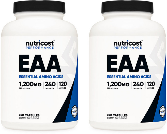 뉴트리코스트 EAA 1200mg 240캡슐 2병, 240캡슐 2개, 2개, 240정