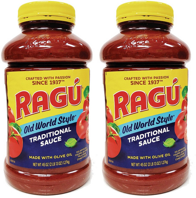 RAGU 토마토소스, 1.27kg, 2개