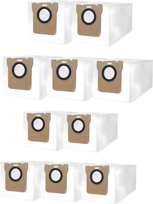 OPSTORE 샤오미 드리미 로봇청소기 L10S / L20 / X10+ / X20+ / M30S 호환 먼지봉투, 10개
