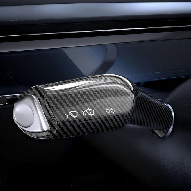 테슬라 모델3 모델Y 호환 기어 레버 와이퍼 레버 풀커버 보호 캡 보호 커버, 기어+와이퍼호환, 블랙카본, 기타