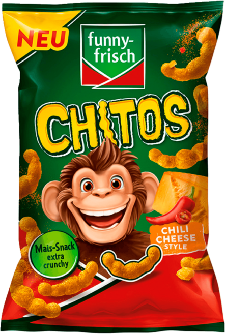 퍼니 프리쉬 Funny-frisch 스낵 치토스 칠리 치즈 스타일, 1개, 80g