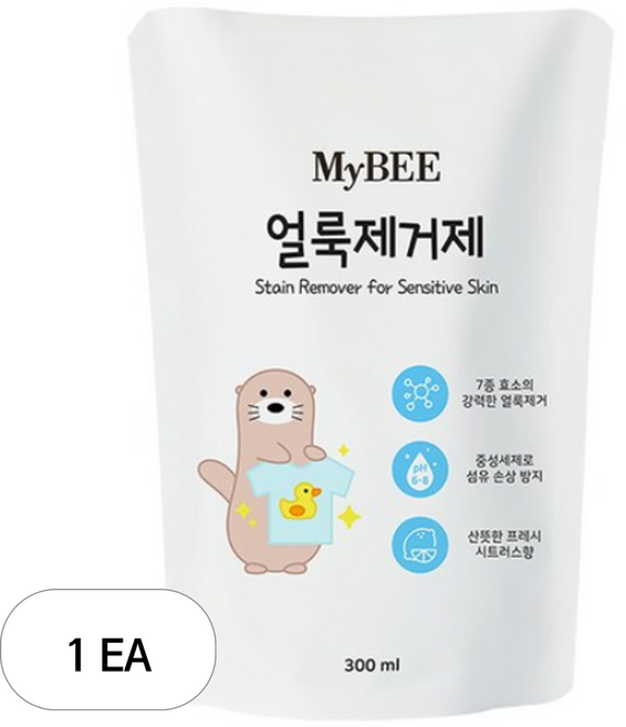 마이비 얼룩제거제 리필, 300ml, 1개