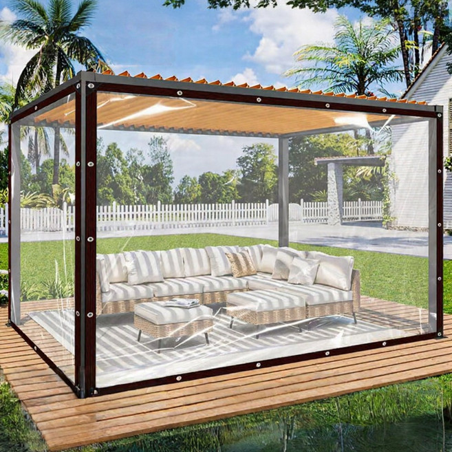 [한기쉴드] 로미크 투명 방풍 비닐 커튼 대형