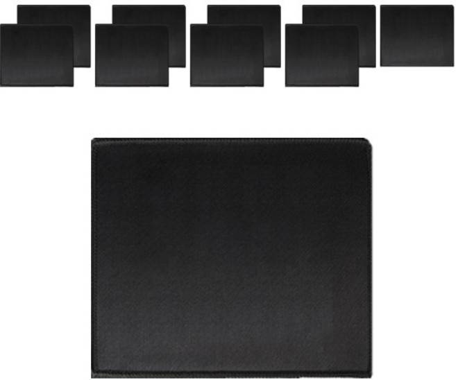 칼론 게이밍 마우스패드 OKP-G20, 블랙, 10개입