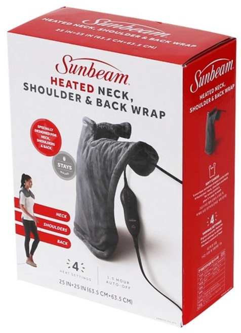 [당일출고 무료배송]코스트코 SUNBEAM 어깨 온열 패드 SBMSHD-DG-071