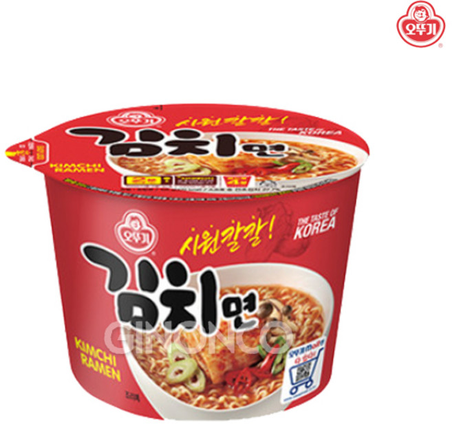 오뚜기 김치면 용기 105g, 1개