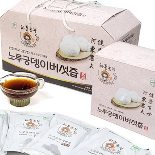하동농부 국내산 노루궁뎅이버섯즙, 30개, 80ml - 쿠팡