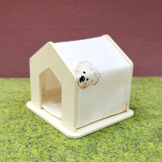 강아지 추모함 꾸미기 미니어처, 추모장식 028. 하우스 댕댕, 1개