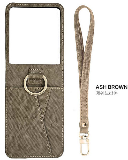 플라잉 갤럭시 Z플립7 / SM-F766 전용 핑거링 3장 카드수납 지갑형 휴대폰 케이스