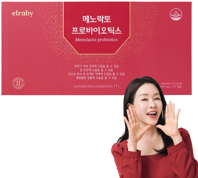 [휴온스N 공식] [12일분 추가증정] 메노락토 프로바이오틱스 갱년기 유산균 yt1, 1개, 90정