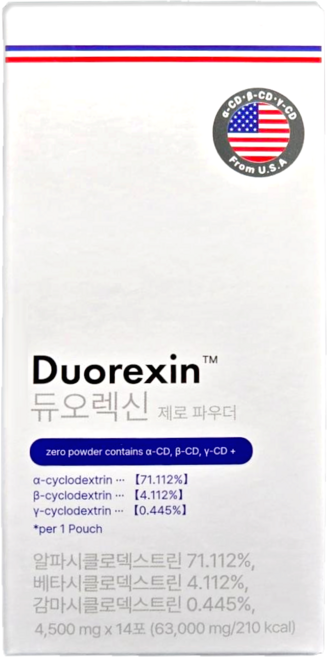 듀오렉신 제로 파우더, 1개, 14회분