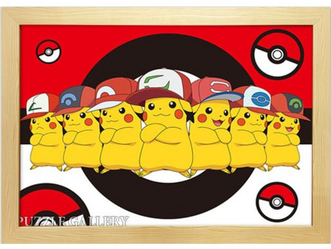 예림당 포켓몬스터 지우의 피카츄 500피스 직소퍼즐액자 YE274230, 퍼즐+우드미송액자, 1개