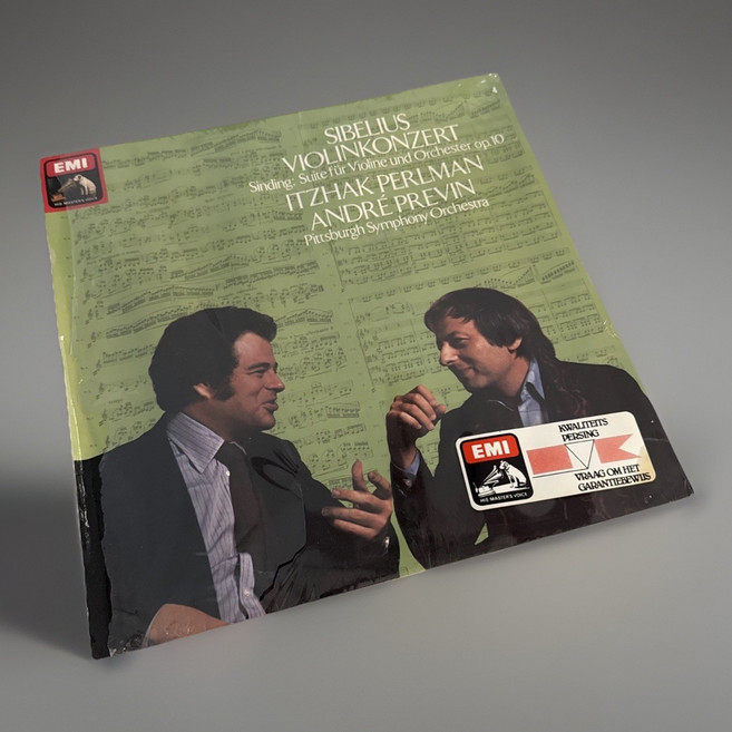 (수입 LP) ITZHAK PERLMAN/ANDRE PREVIN: Sibelius Violinkonzert LP 1980 EMI Sealed READ DESC, (수입 LP) ITZHAK PERLMAN/ANDRE P