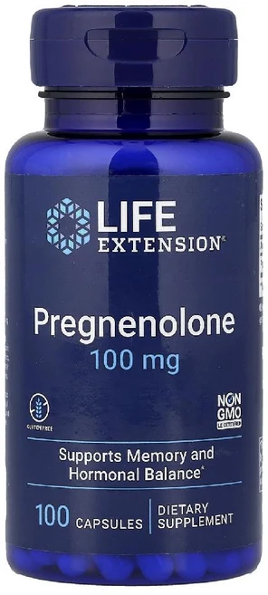 라이프 익스텐션 프로그네놀론 100mg 캡슐 100정, 1개, 120g - 쿠팡