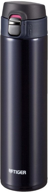 TIGER 虎牌 夢重力超輕量彈蓋式不銹鋼真空保溫杯 480ml/600ml MMJ-A048/MMJ-A060, 藍黑色, 1個