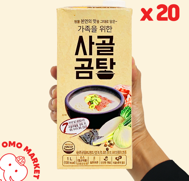 서강유업 가족을 위한 사골곰탕 1000ml, 1L, 60개