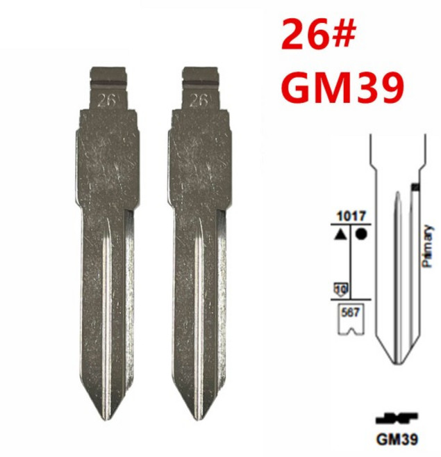 쿠쿠스토어 10개 2 # KD Keydiy Xhorse VVDI 리모컨 유니버설 Buick Chevrolet Pontiac Hummer Uncut Meta, 01 GM39