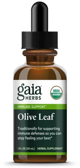 미국 가이아 허브 Gaia Herbs Olive Leaf 올리브잎 리퀴드 추출물, 6개, 30ml - 쿠팡
