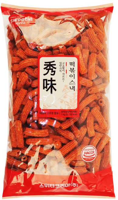스위티코리아 떡볶이스낵 1kg, 1개