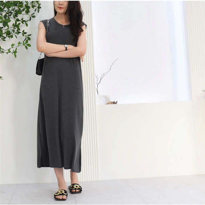 아이엠수 낭뜨 나시 롱원피스