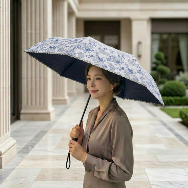 닥스 우양산 자외선차단 3단 플라워 블라썸