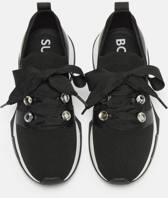 7위 - [국내백화점] 슈콤마보니 Ribbon Knit Sneakers Black DQ4DS26002BLK 신발