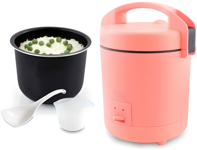 에버튼하우스 미니 전기밥솥 3인용, EHLM-MR674D, 코랄