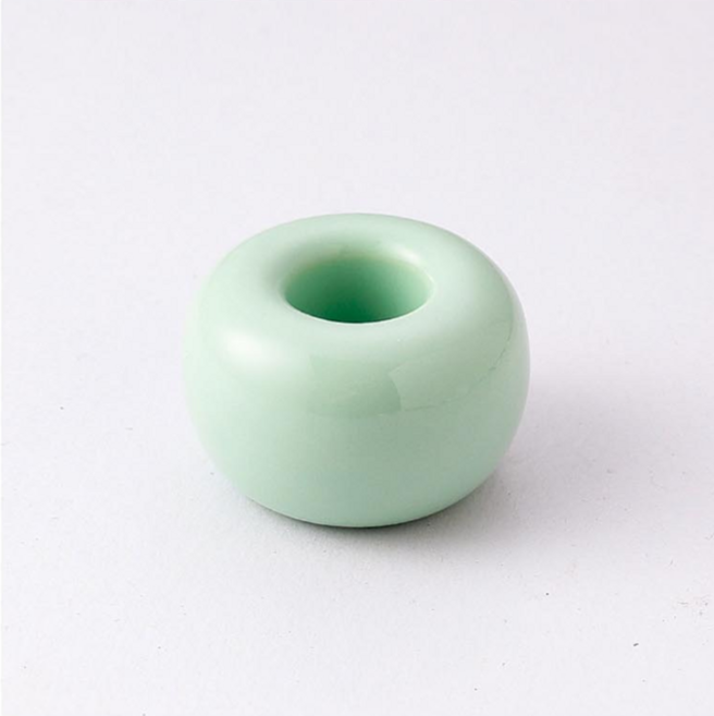 뉴앤룩 칫솔꽂이 세라믹 스탠드, 라임, 1개