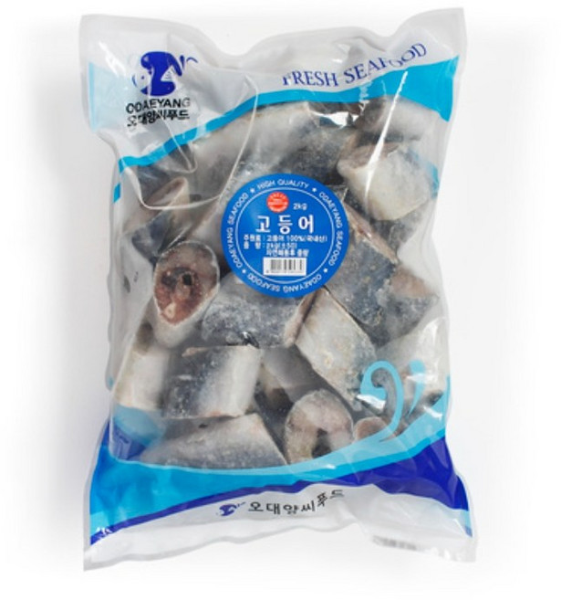 오대양 국내산 절단 고등어 조림용, 1개, 2kg