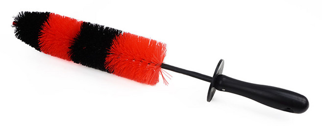 줄무늬 타이어휠브러쉬 차량용 세차브러쉬 탄성브러쉬, 1개