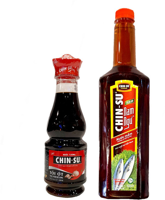 베트남 친수 피쉬소스 NAM NGU 900ml + 혼합간장 NUOC TUONG TOI OT 250ml, 1개, 1개
