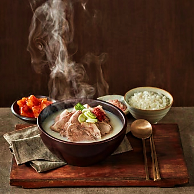 판매1위 부산 속이 시원하고 속이 얼큰한 삼삼한 돼지 국밥 600g 10펙 총6Kg