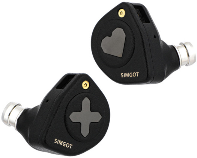 SIMGOT HBB EW300 1DD1Planar1PZT 하이브리드 드라이버 인이어 모니터 이어폰 은도금 OFC 0.78mm 케이블 및 CNC 합금 케이스 포함, [01] 옵션1