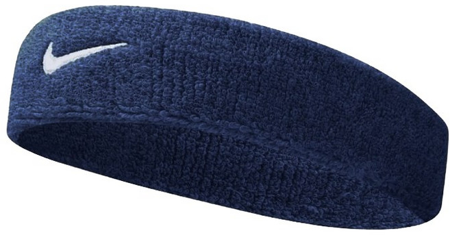 나이키 스우시 클래식 헤어밴드 1P, 네이비, 1개