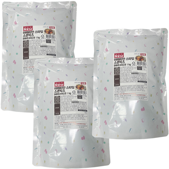 선인 아메리칸 스타일 스콘믹스 1kg X 3개 베이킹재료 빵