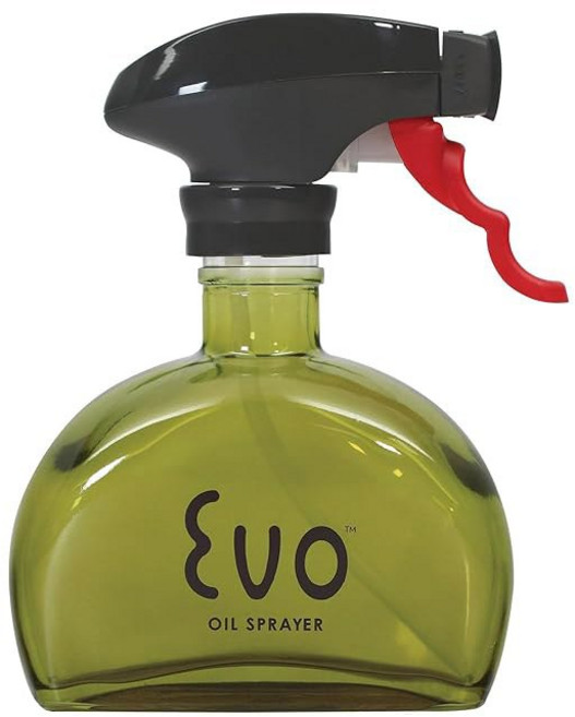 에보 오일 스프레이어 글라스 올리브용 비에어로졸 식용유 식초용 노란색 6온스 용량, Green, 1개