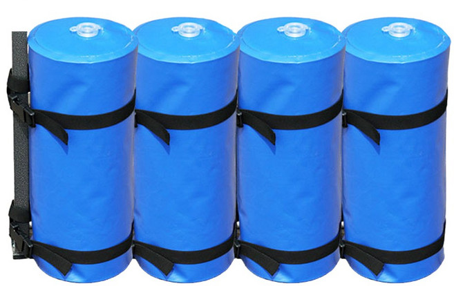 위너리스 PVC 천막 고정주머니 물주머니 4P 텐트 파라솔 고정팩, 소형블루 1set