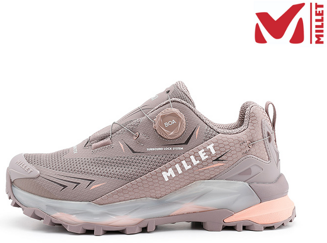 [밀레] MILLET 여자 전국 어디 산행에 신기에도 편안한 완벽 방수 퀄리티 우수한 로우컷 트레킹화 등산화