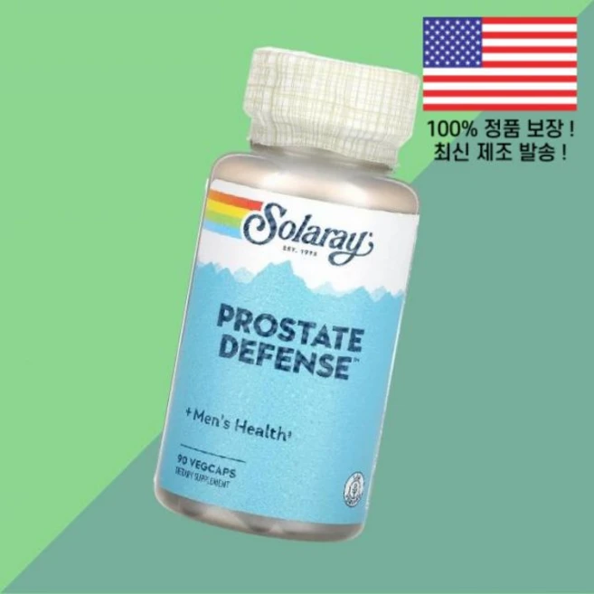 솔라레이 식물성 베지캡슐 90정 Solaray Prostate Defense 90 VegCaps, 솔라레이 식물성 베지캡슐 90정 Solaray Pros - 쿠팡