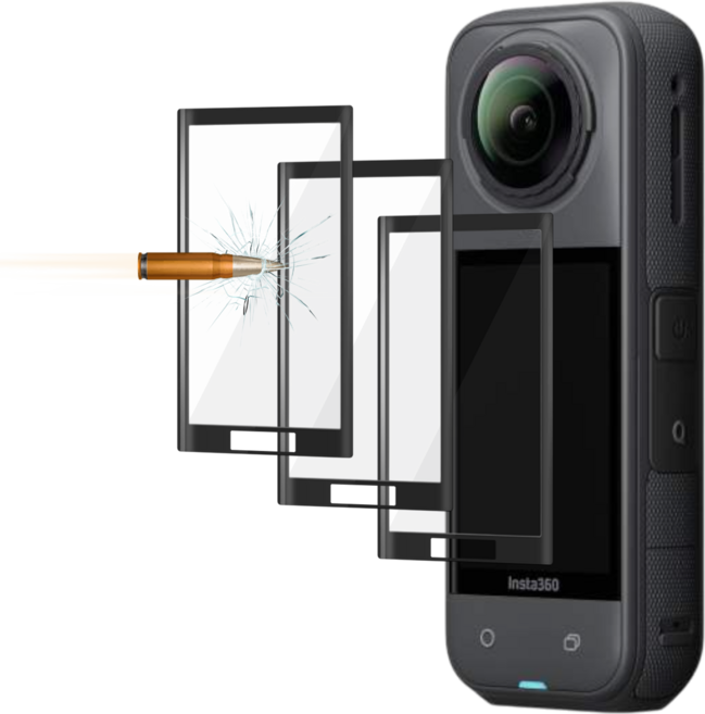 인스타360 X5 액정강화 보호필름 3매, 3개